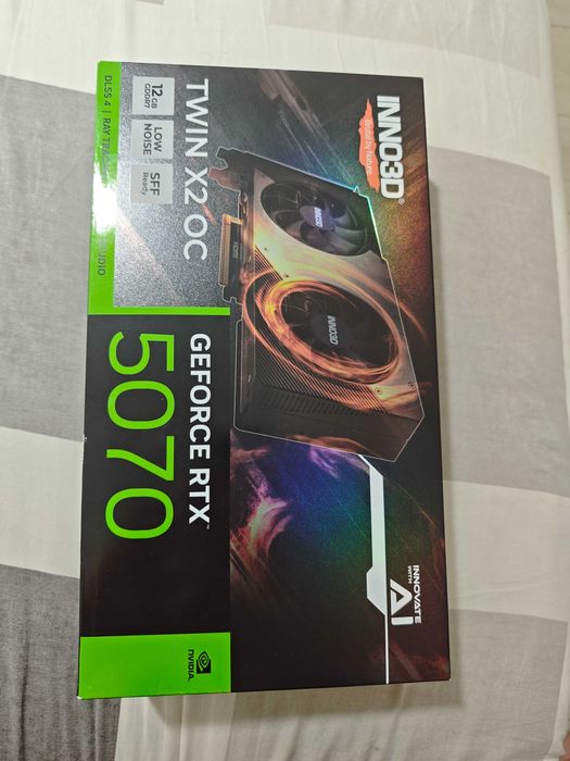 Inno3D GeForce RTX 5070 Twin X2 12GB GDDR7 192bit  нова неотваряна