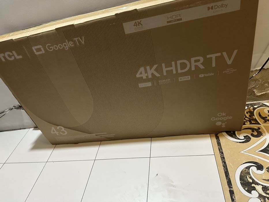 TCL 43 tv ishlatilmagan