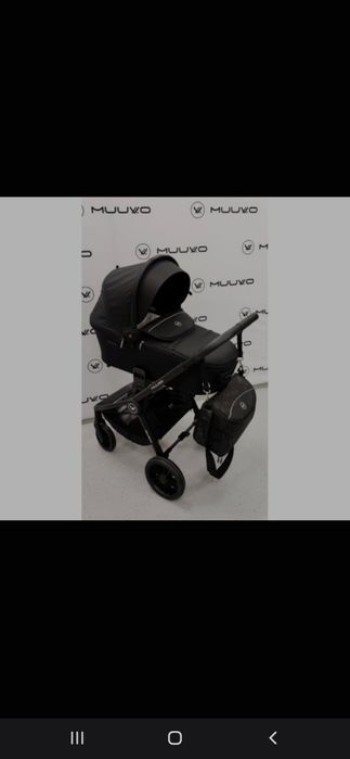 Cărucior copii 2in 1 Muuvo Quick Trendy Raven Black