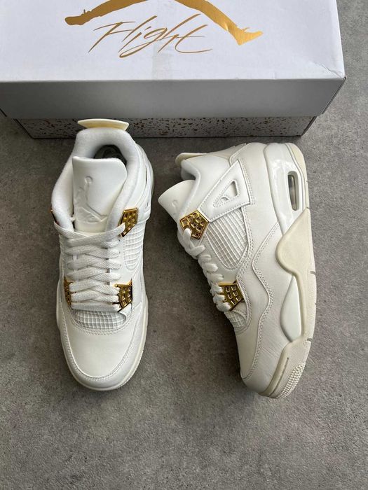 #EDITIE LIMITATĂ# Nike Air Jordan 4 Metalic Gold - Verificare Colet