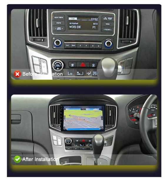 9-инчова мултимедия за HYUNDAI H1 (2016–2021) + подарък камера