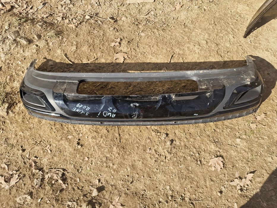 Audi Q7 s-line 2019 задна броня дифузьор