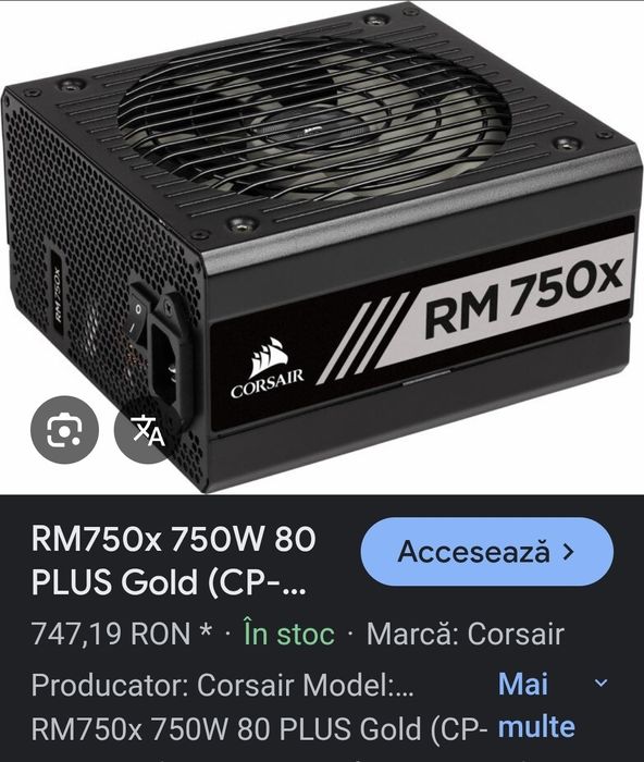 Sistem PC Gaming Ryzen 5 7600 + RX 6600 8Gb, 32gb ram Corsair ...