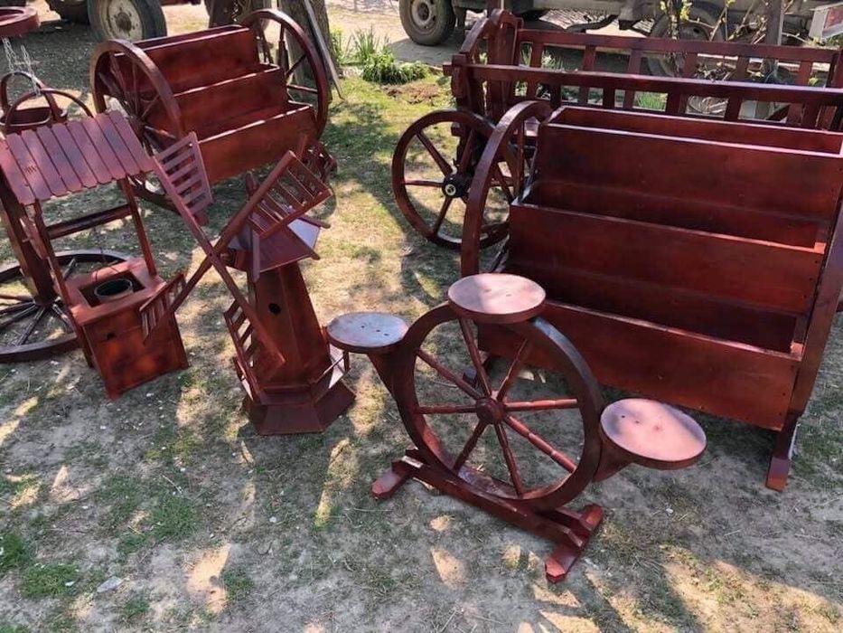 Mora de vant , fantan din lemn