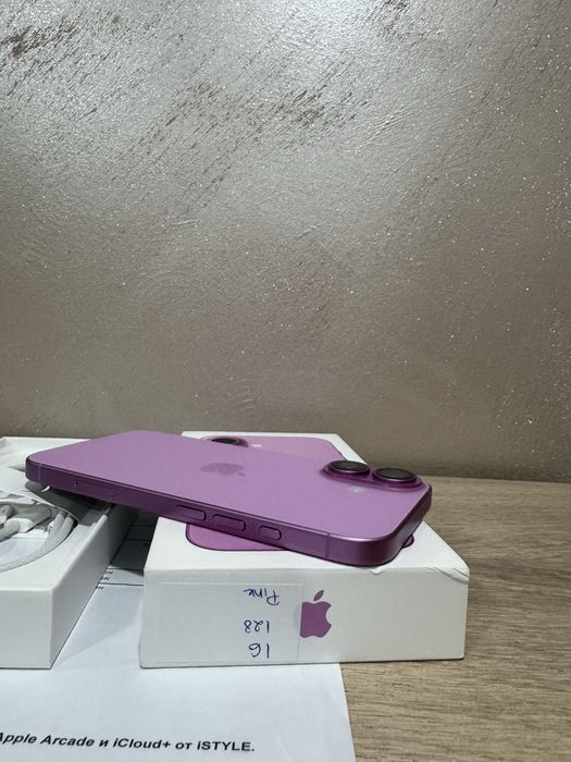 iPhone 16 | 128GB | Розов | Като нов | 99% батерия | iStyle гаранция