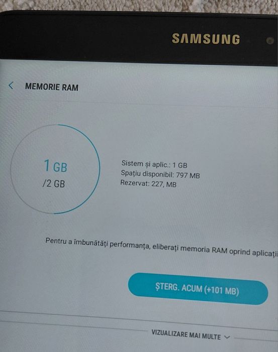 Tableta Samsung Tab A model SM T585 2GB/16GB sim 4G