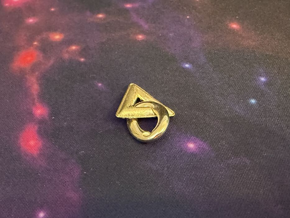 Pandant aur nou 14k 585 1,83g lungime 3cm