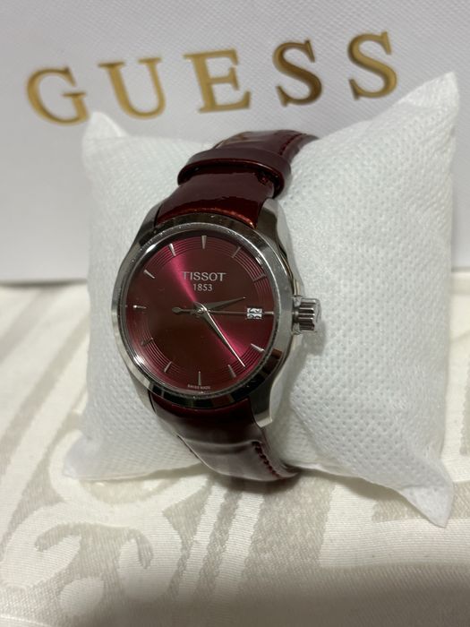 Tissot 1853 Original – Ceas Elvețian Elegant, Culoare Bordo Rară