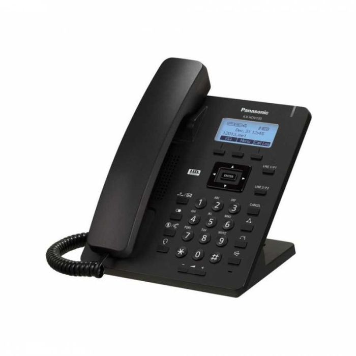 Проводной телефон Panasonic KX-HDV130RUB  SIP telefoni simli
