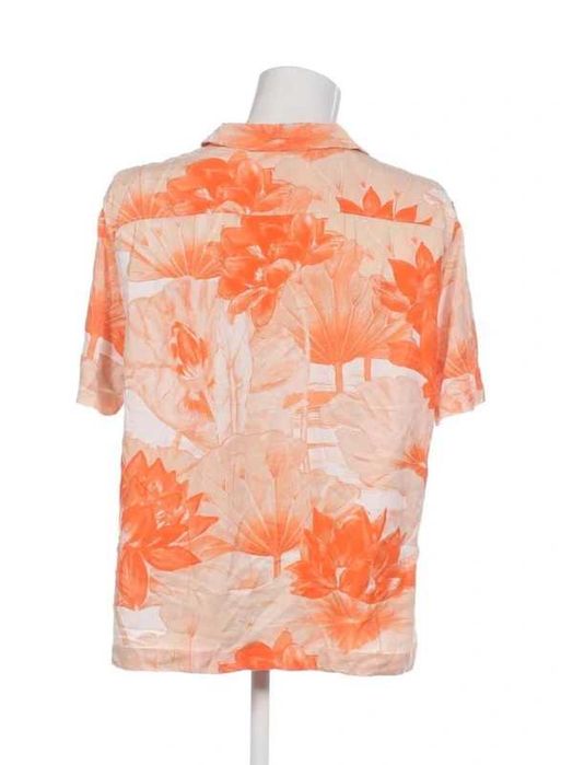 Camasa H&M cu imprimeu, din viscoza, marimea XL
