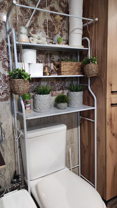 Стойка стеллаж над унитазом