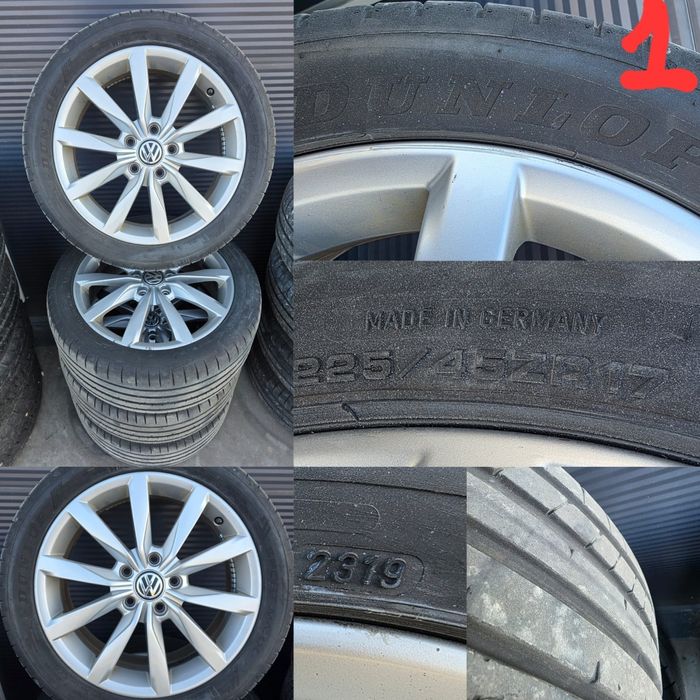Vans roti jenti de aliaj Volkswagen Audi Skoda Seat 5x112 Opel 5x105