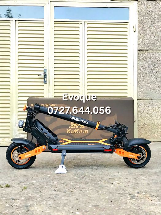 Trotineta electrica Kukirin G2 MAX sigilata 2026 1000 wati 21 AMPERI