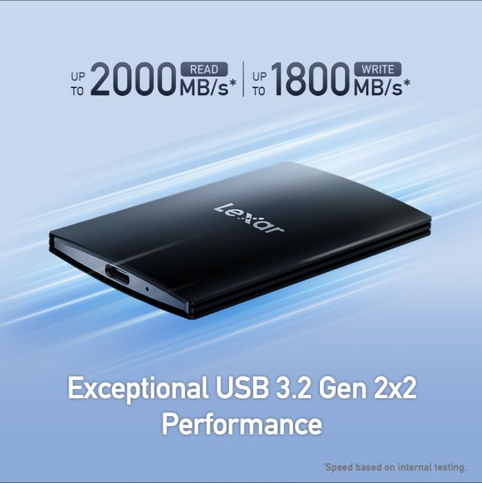 Внешний SSD-накопитель 2TB Lexar SL500 Перечисление есть
