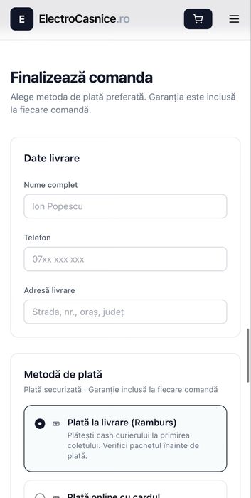Creare site web pentru firme | Site de prezentare profesional