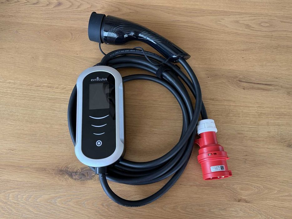 22 кВт kW Мобилна Зарядна Станция Електромобил 5-10М Тип 2 Зарядно 32А