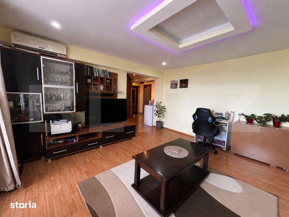 Apartament cu 3 camere, 78 mp, mobilat, zona Unirii