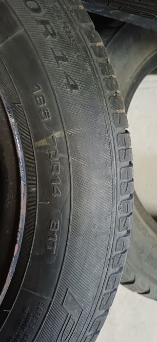 Set roți iarnă – jante tablă + anvelope