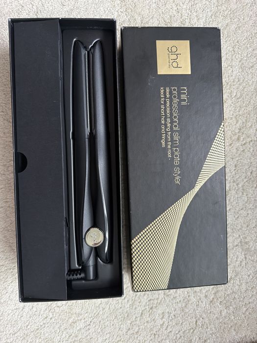 Placa de indreptat par Ghd Mini, placi subtiri, negru