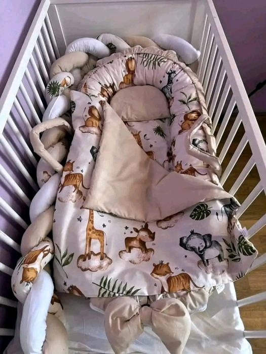 Гнездо за новородено бебе 39 лв с подарък възглавничка