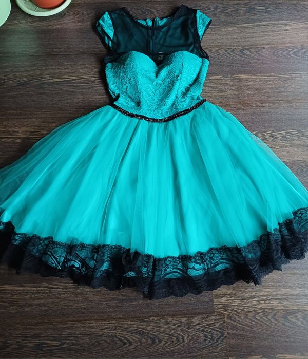 Rochie ocazie dantela si tulle