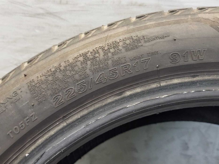 Anvelope 225/45 R17, vara, Bridgestone, DOT 2021