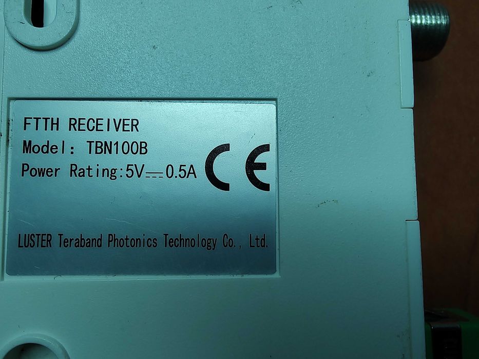 Nod receptor optic FTTH TBN100B cu 1 iesire RF CATV Gpon