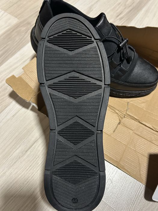 Pantofi sport negri, casual, talpă groasă – mărimea 44