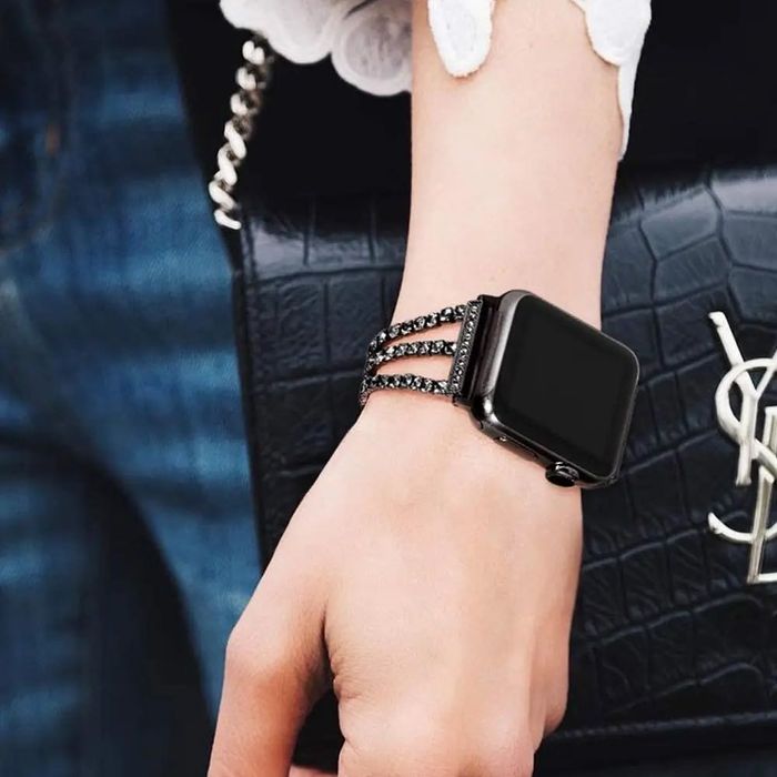 Стоманена каишка с кристали за Samsung | Huawei | Garmin | Amazfit