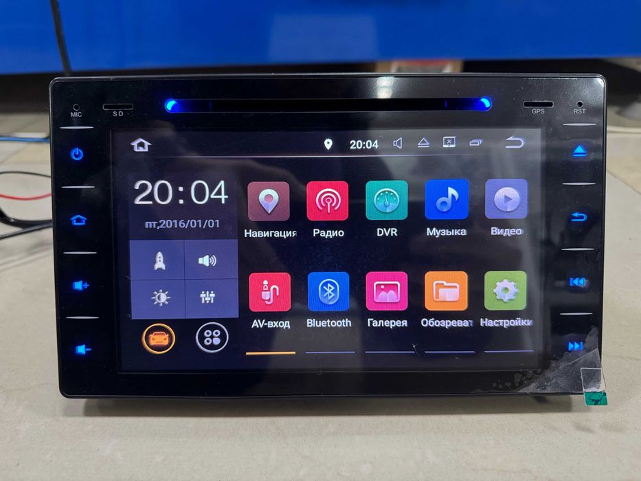 Проигрыватель, автомагнитола Android на Toyota Hilux от 2015 и выше