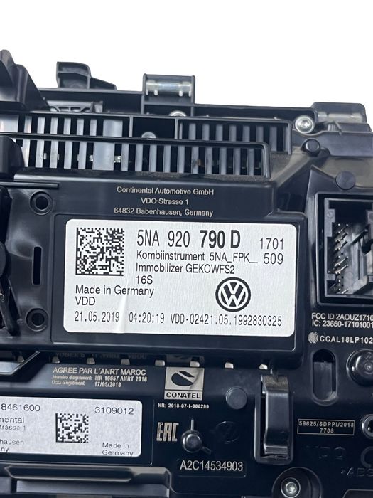 Ceas De Bord Digital Volkswagen Tiguan Ii Facelift R Line [ 2020 - 202