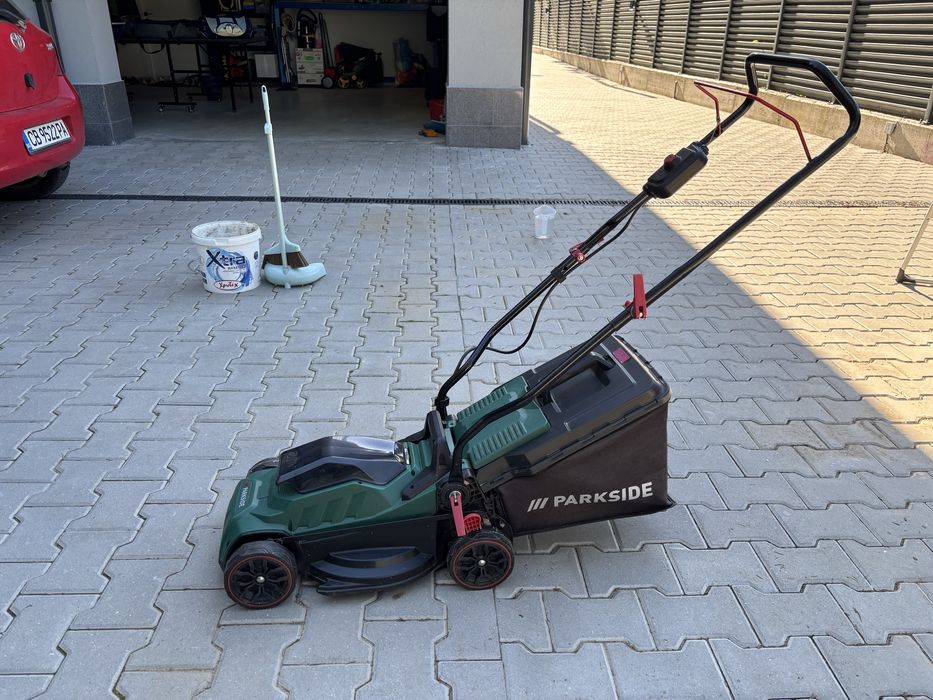 Parkside акумулаторна косачка PRMA 20-Li C3 - комплект с зарядно и 4000 mAh батерия