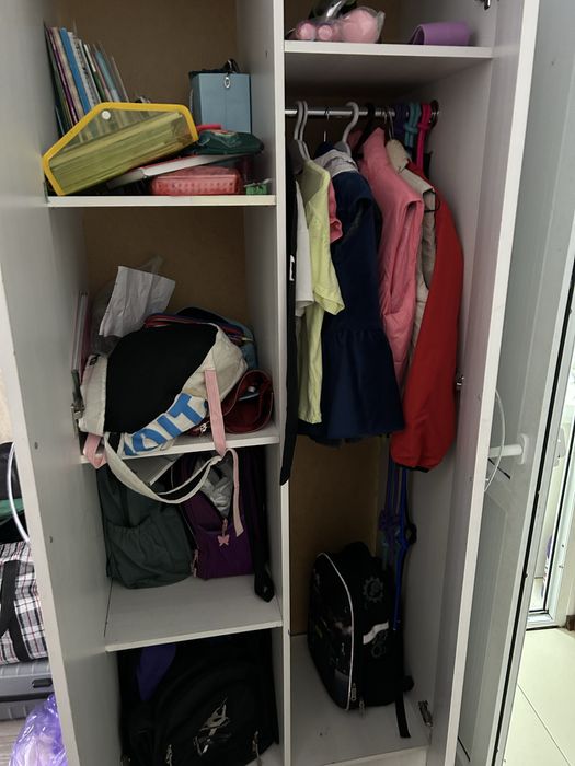 Шкаф для вещей белый