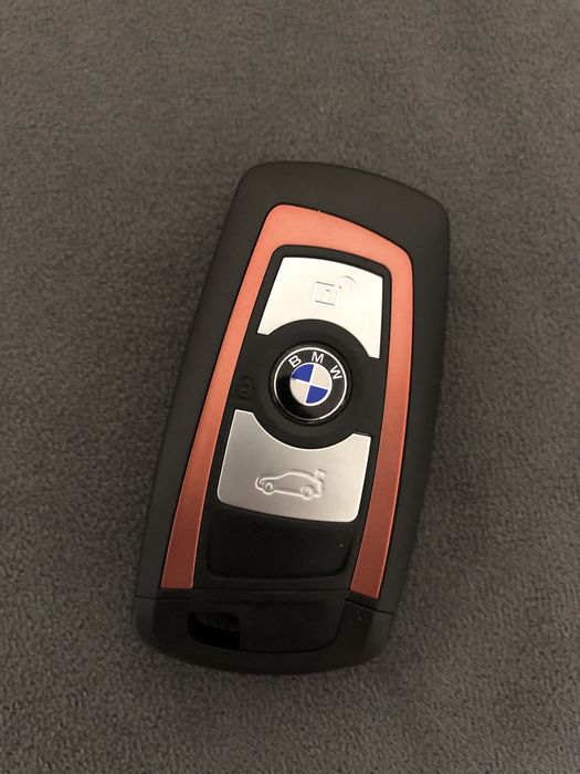 Carcasa cheie smart rama albastra albastru Bmw Seria 1 2 3 F20 F30 F31