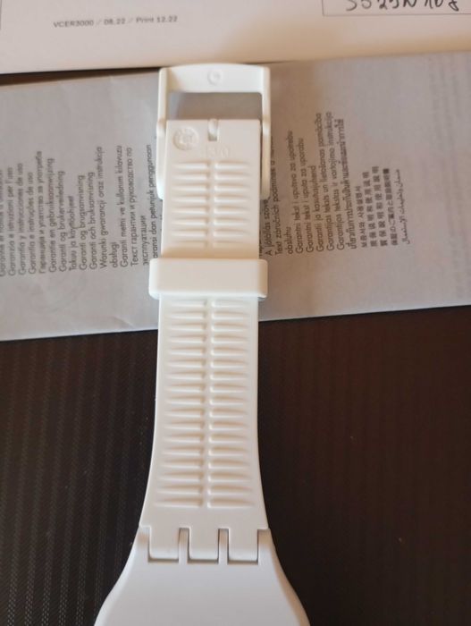 Часовник дамски Swatch Golden Rings White. SO29W107.