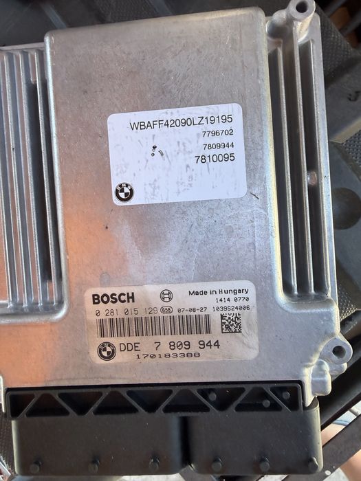 ECU Calculator Motor Unitate Injectie Bmw X5 3.0 d DDE7809944 0281015129 EDC16CP35 Bmw E70 3000 Diesel 306D3 235 Cai Hp 2007-2010 M57 M57N2