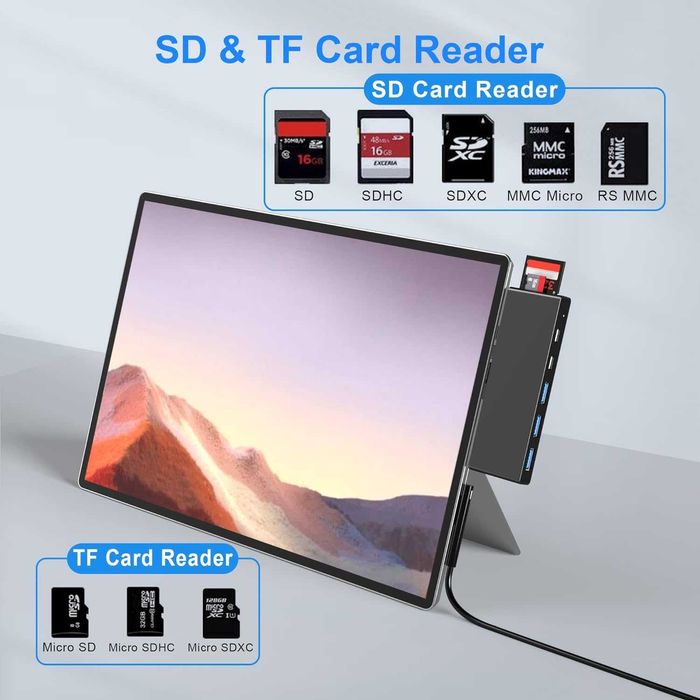 Surface Pro 7 Hub Docking Station 7-в-1