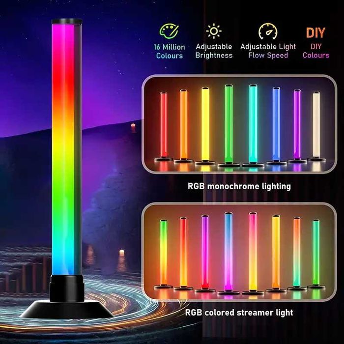 Lampa de birou cu Led RGB Smart - Wifi - Aplicatie Android/IOS - Sense