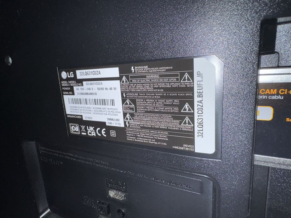 Televizor LG 80 de cm smart