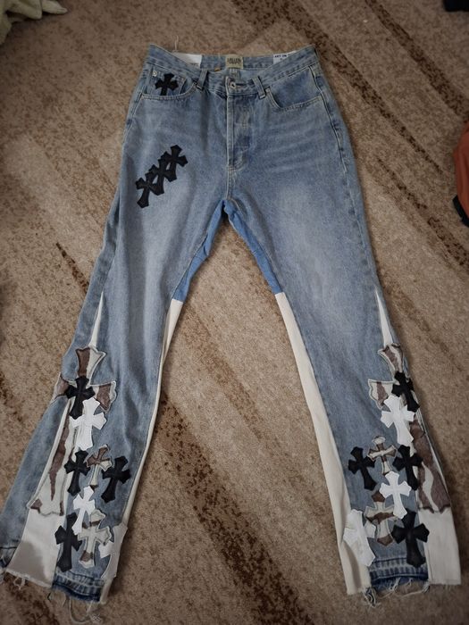 Chrome hearts x gallery dept дънки