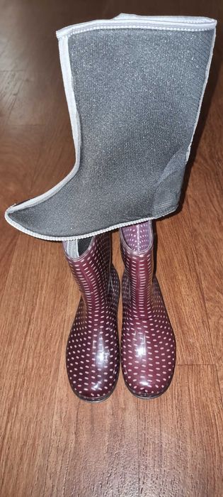 Сапоги резиновые новые