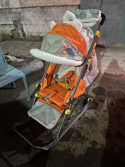 Детские санки-коляска