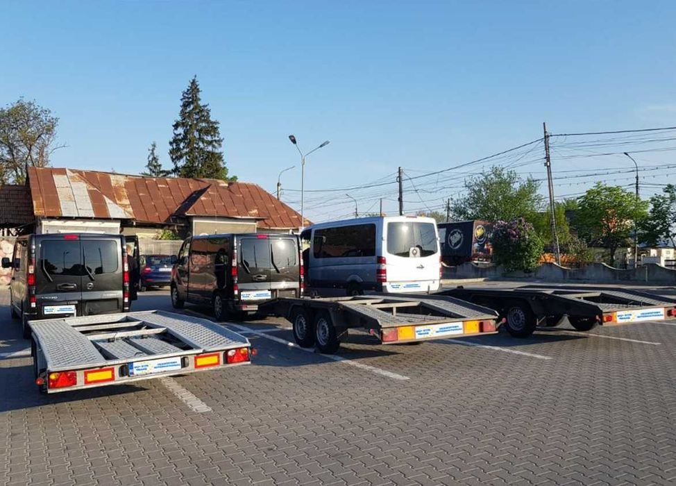 Transport platforma tractari auto Anglia, Irlanda