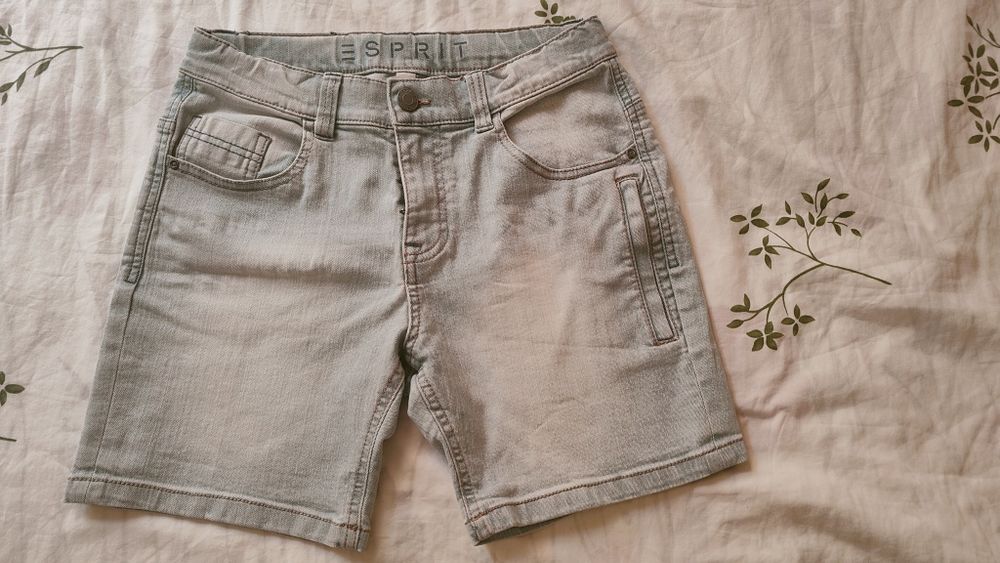 Детски дънкови къси панталонки Esprit с ластик за събиране