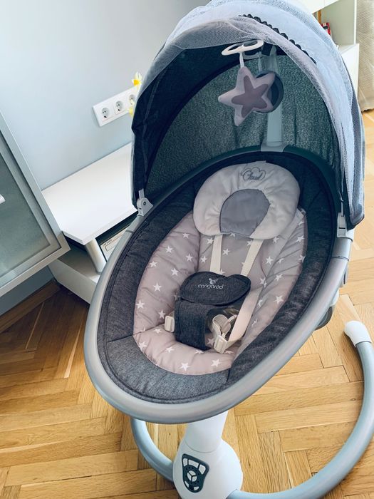 Люлка - шезлонг Cangaroo - Cloud, сива