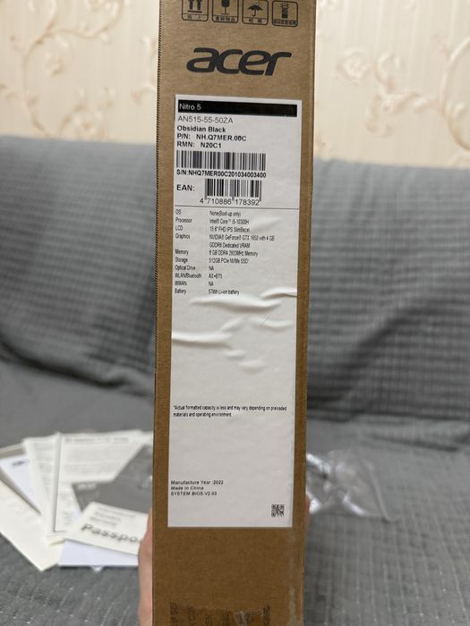 Срочно продам!!! Ноутбук Acer Nitro 5
