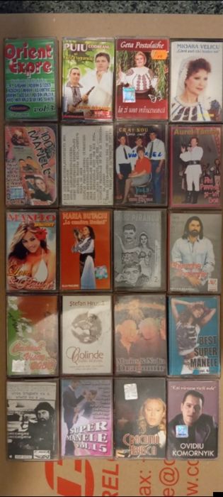 Lot 123 casete audio Populara , manele ,petrecere ,dance