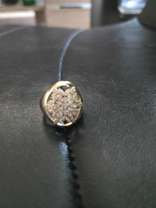 Позлатен дамски пръстен18мм