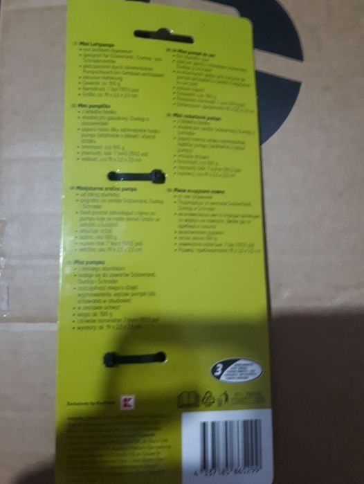 Pompa de bicicleta Newcential mini luftpumpe,noua,f compacta20cm