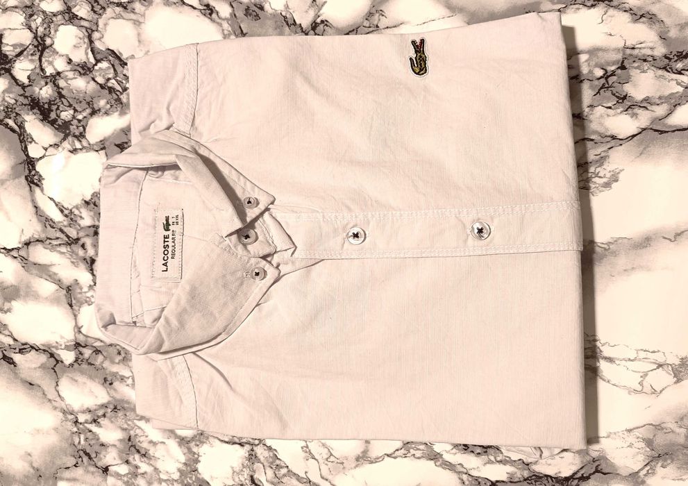 cămașă cu manecă lungă Lacoste 4 culori  si Tommy grena